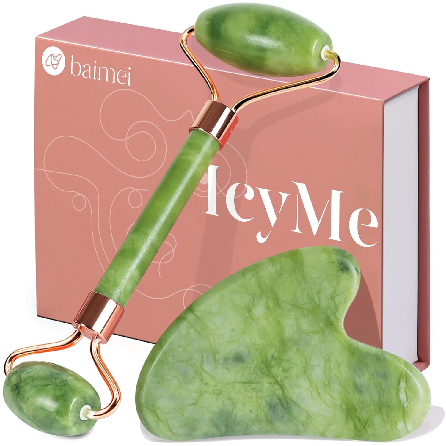 Revitalize Your Skin: BAIMEI IcyMe Gua Sha & Jade Roller Review