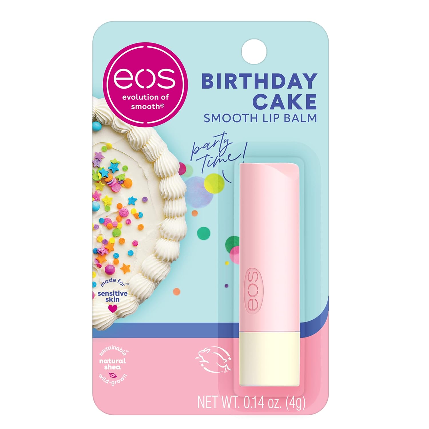 Sweet Hydration: A Review of eos Shea Lip Balm in Birthday Cake