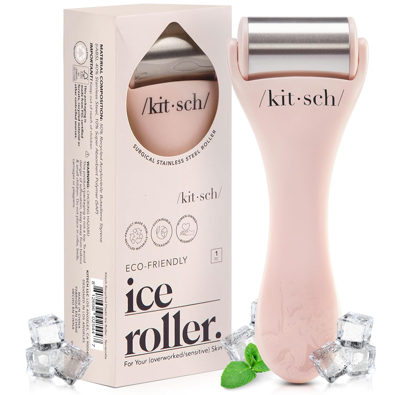 Chill Out: Kitsch Stainless Steel Ice Roller for Instant Facial Relief