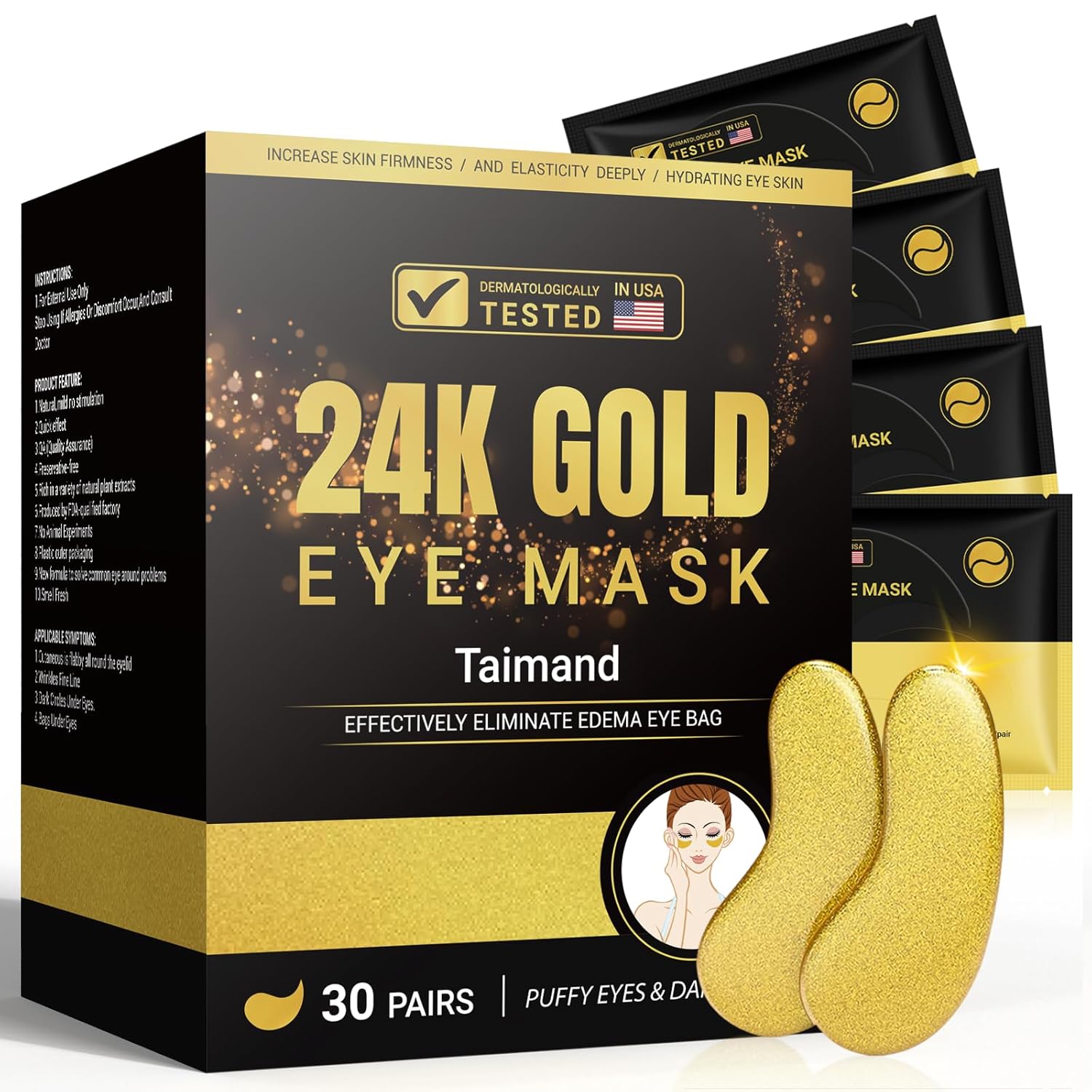 Revitalize Your Eyes: 24K Gold Under Eye Patches Review