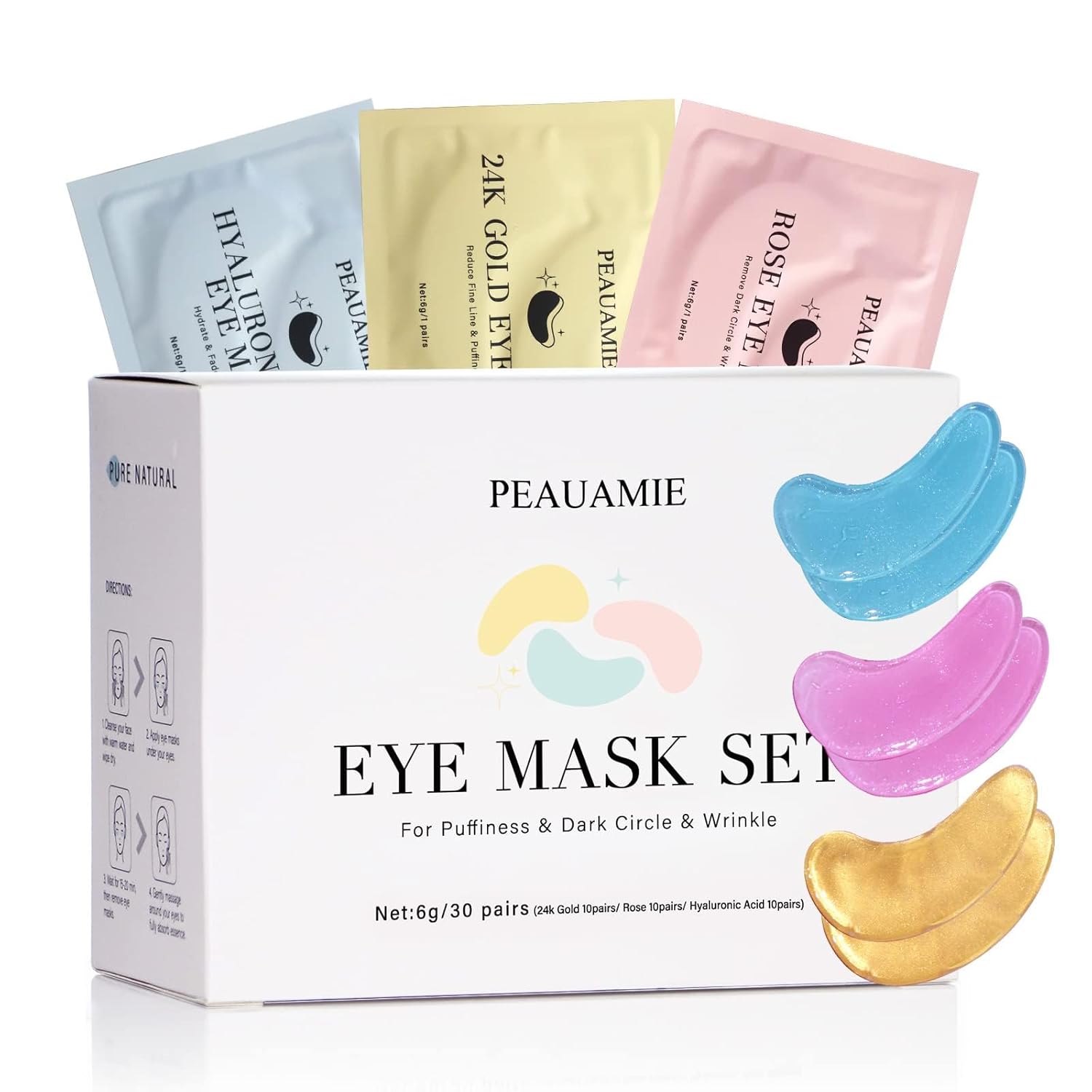 Revitalize Your Eyes: Review of Gold & Hyaluronic Acid Under Eye Patches