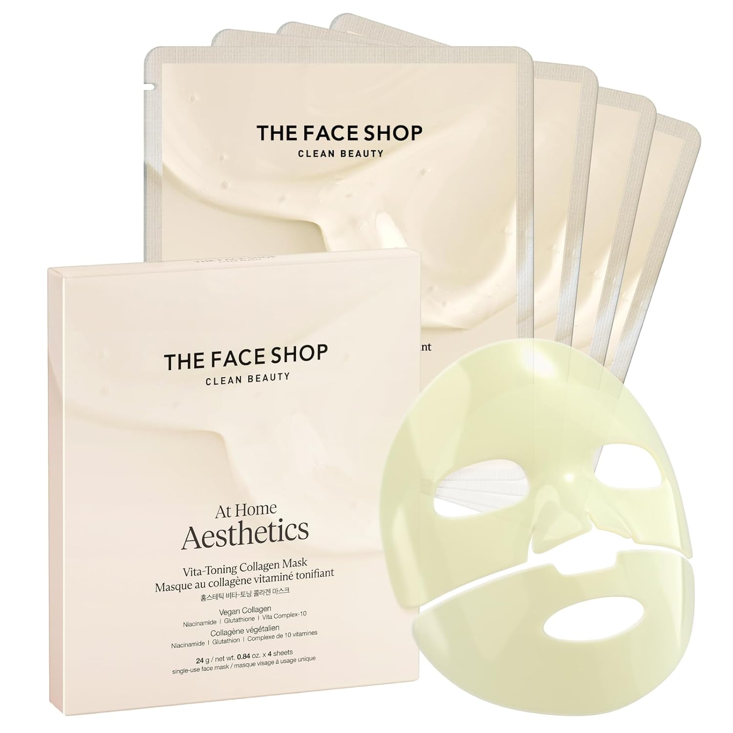 Achieve Glass Skin: Review of THE FACE SHOP's Vegan Collagen Face Mask