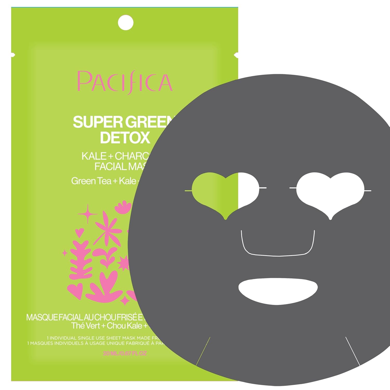 Detox Your Skin: Pacifica's Super Green Charcoal Sheet Mask Review