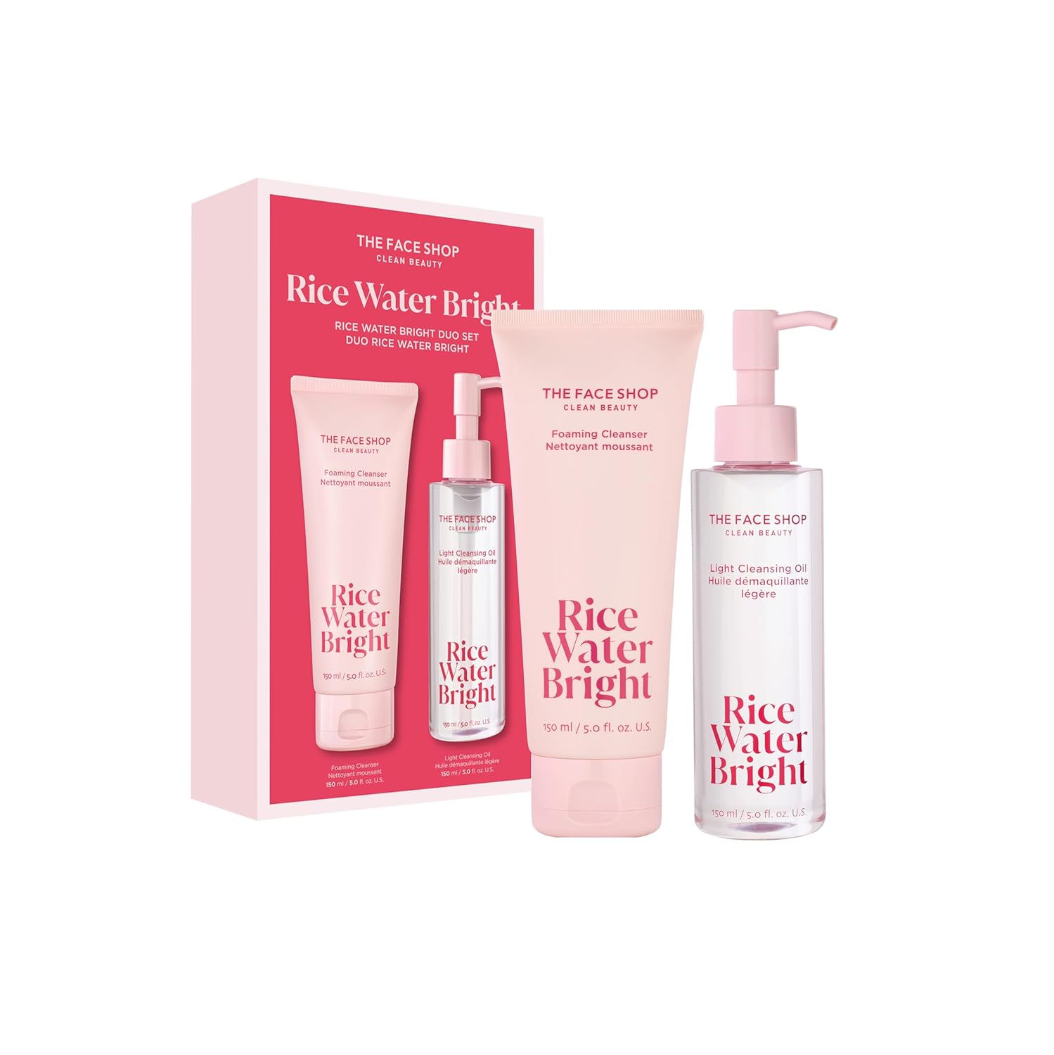 Revitalize Your Skin: The Face Shop Rice Water Bright Double Cleansing Duo Review