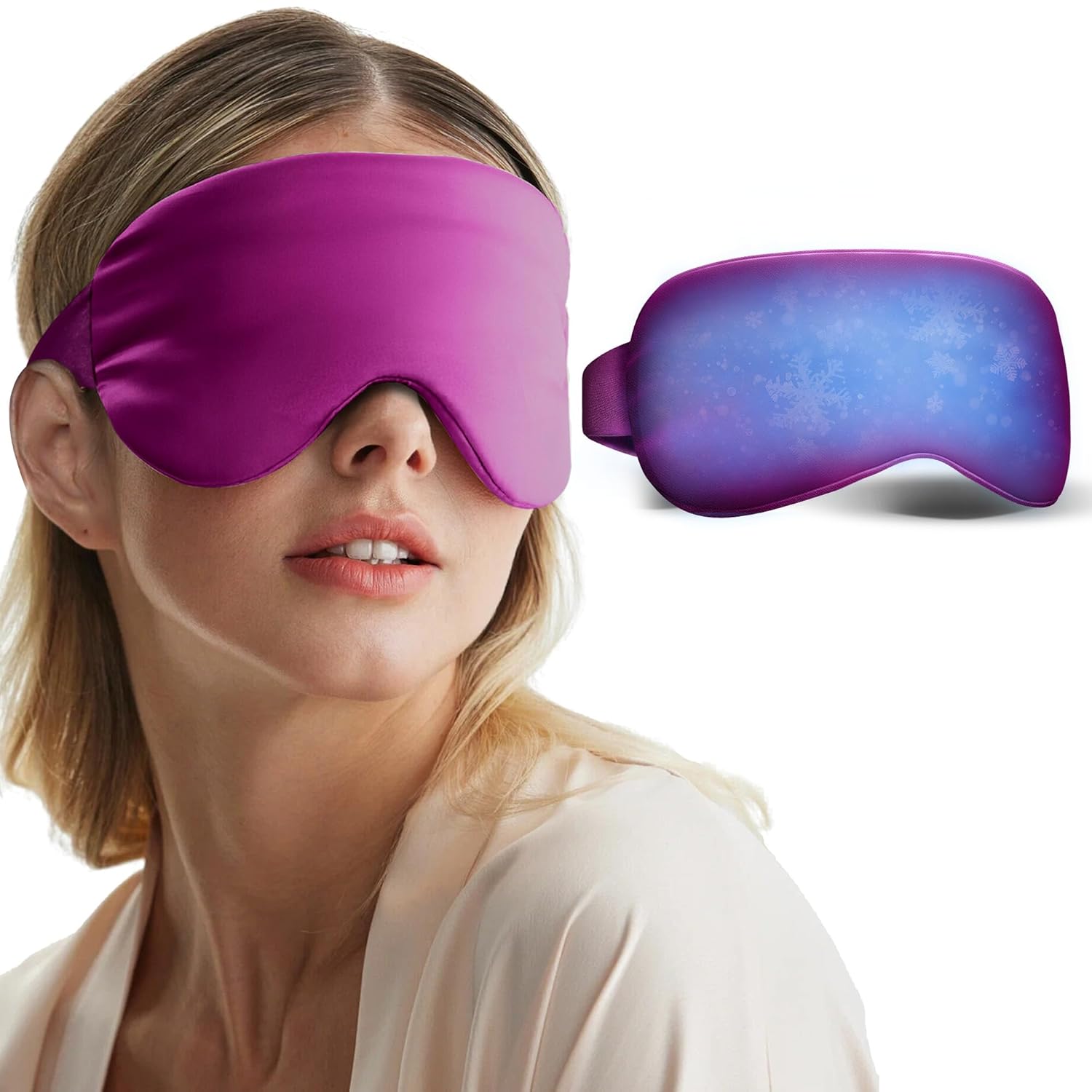 Chill Out: The Ultimate Cooling Eye Mask for Puffiness and Migraine Relief!