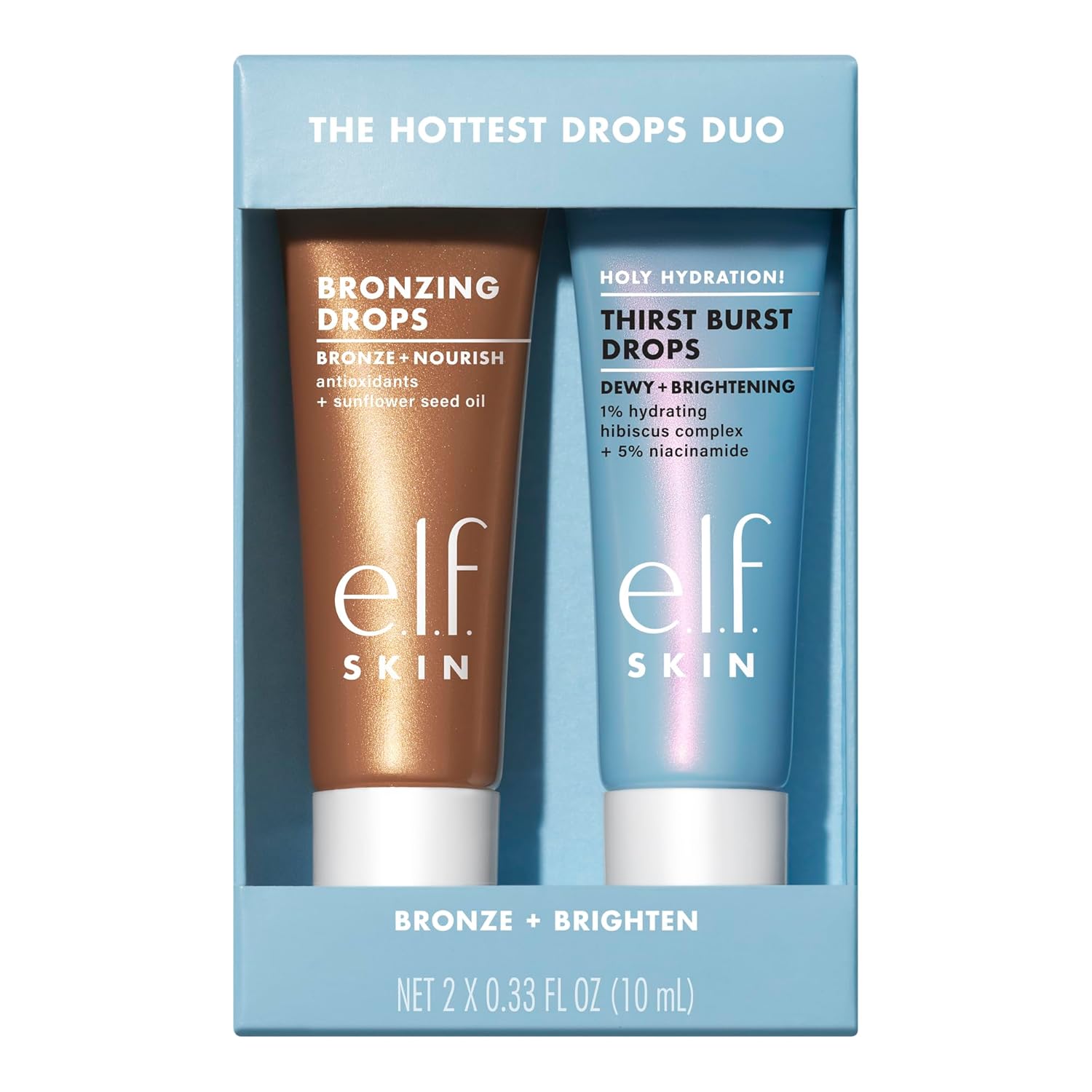 Glow Up with e.l.f. SKIN: The Ultimate Hydration & Bronzing Duo Review