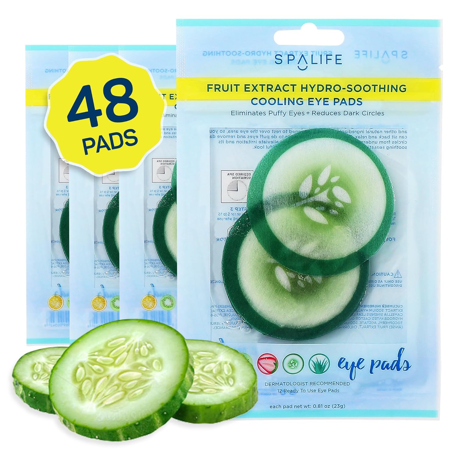 Revitalize Your Eyes: SpaLife Cooling Eye Pads for Dark Circles & Puffy Eyes
