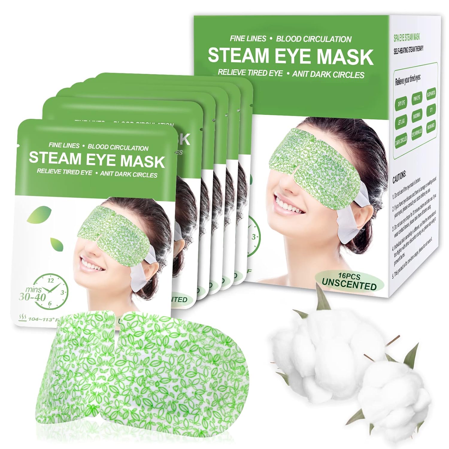 Revitalize Your Eyes: The Ultimate Review of 16 Packs Steam Eye Masks for Relaxation and Relief