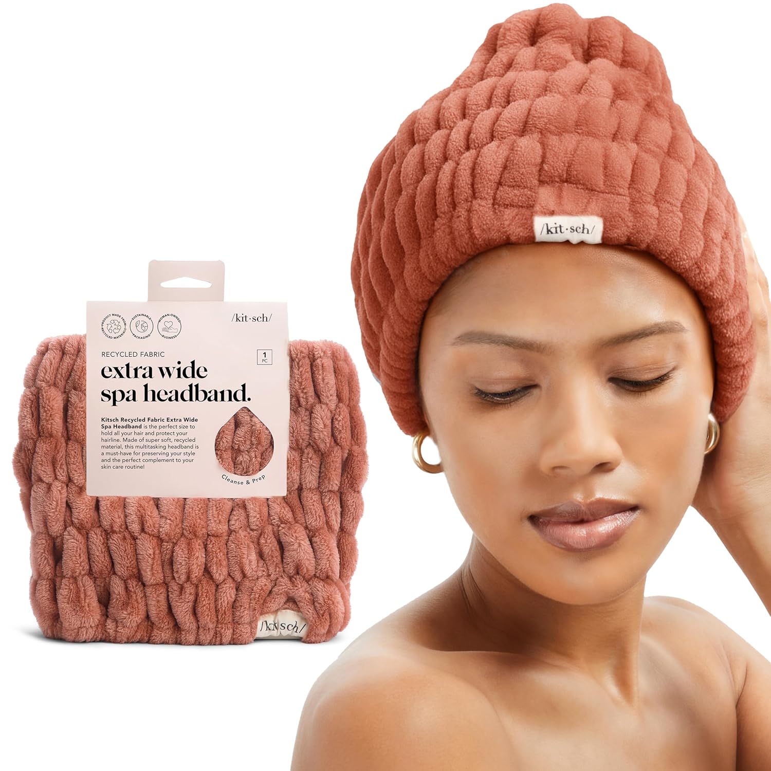 Transform Your Skincare Routine with the Kitsch Spa Headband: A Must-Have for Beauty Lovers!
