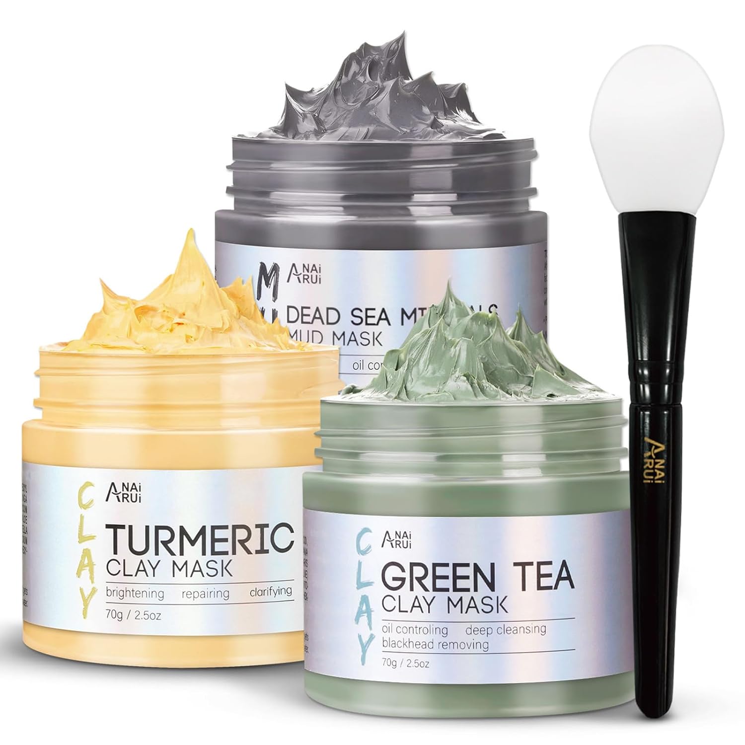 Revitalize Your Skin: ANAI RUI Turmeric & Green Tea Clay Mask Review!