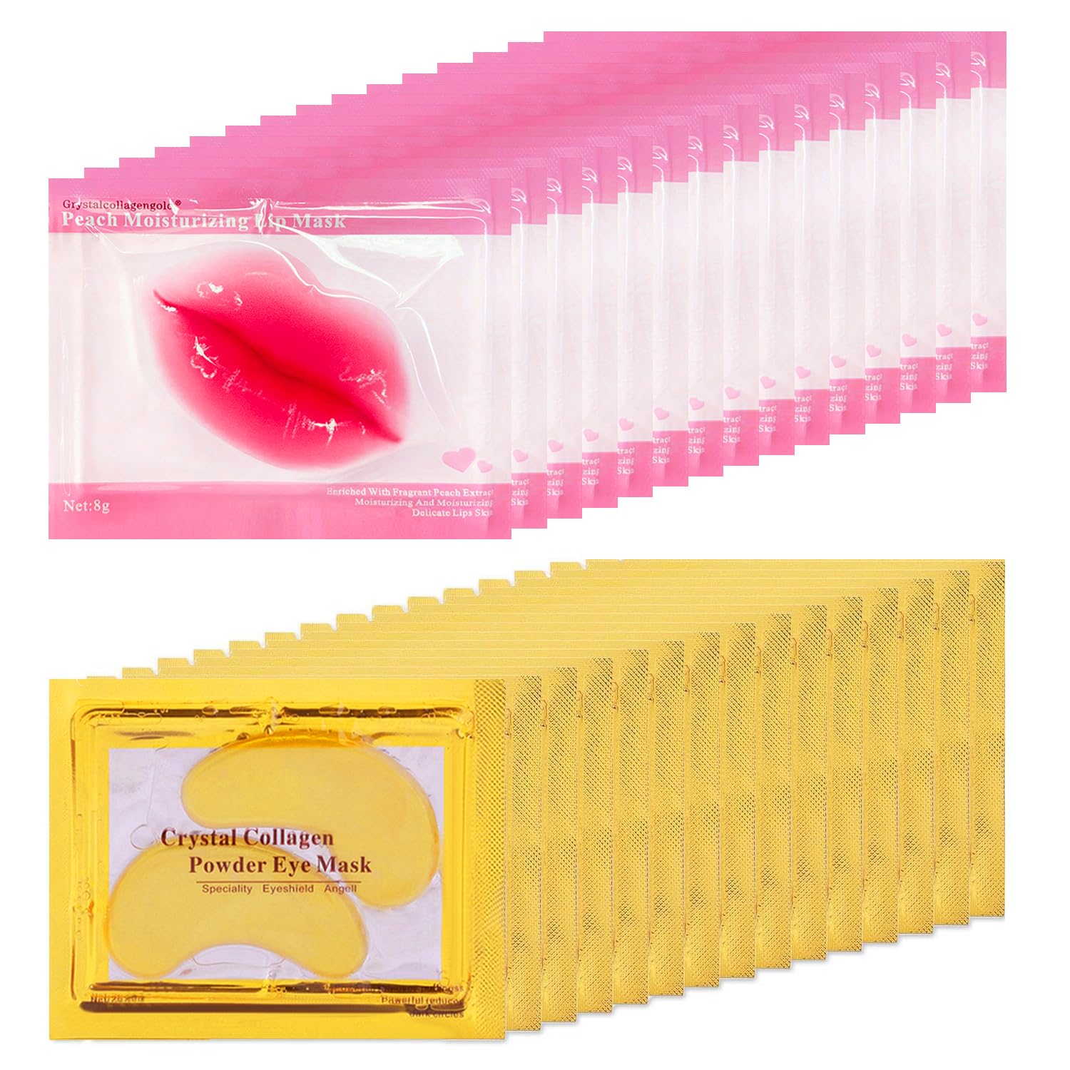 Revitalize Your Skin: Eakroo 30 Pairs of Luxurious Lip & Eye Masks Review!