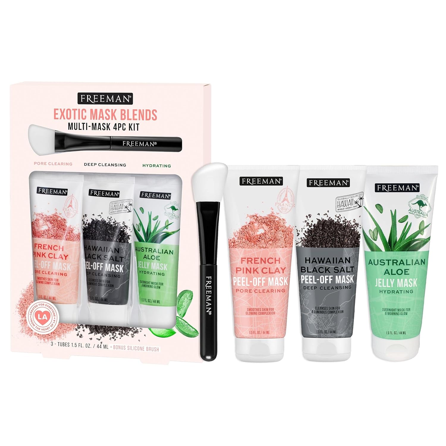 Revitalize Your Skin: Freeman's 4-Piece Exotic Blends Facial Mask Set Review