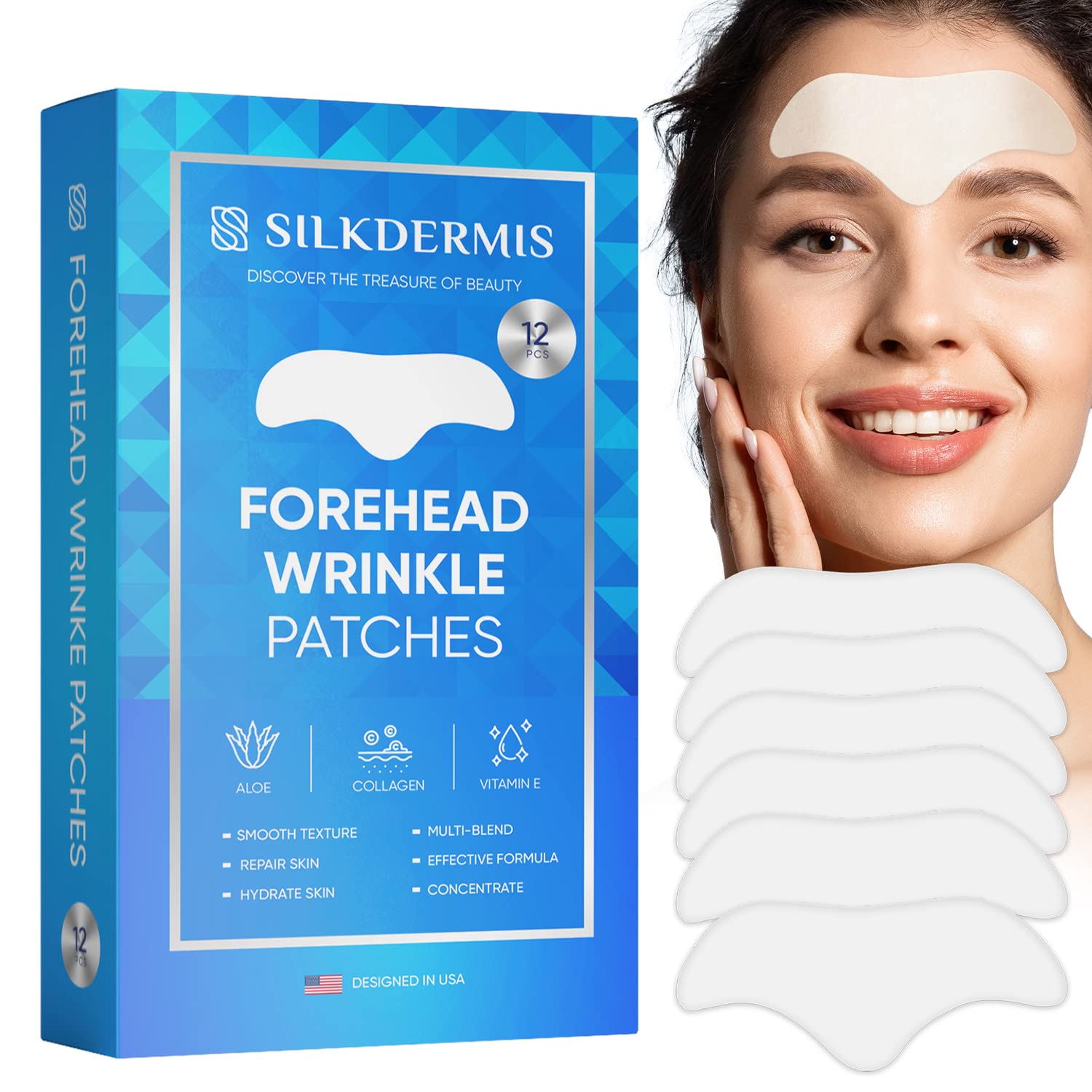 Erase Forehead Wrinkles: Review of Aloe & Collagen Patches