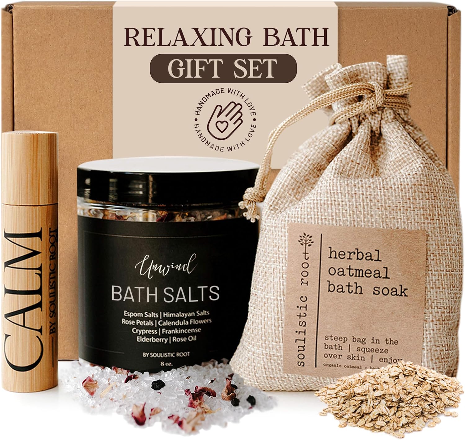 Indulge in Serenity: Explore the Soulistic Root Relaxing Bath Gift Set for Ultimate Self-Care!
