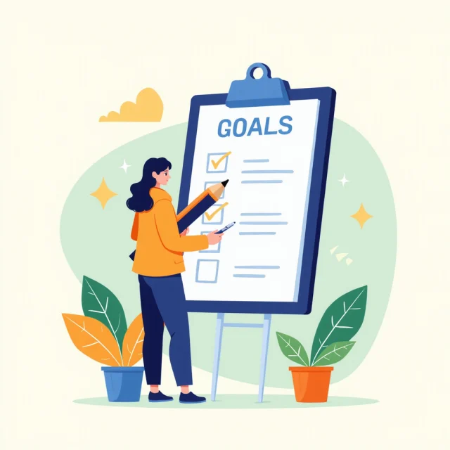 Dream it. Plan it. Achieve it. ✨ Every goal checked brings you one step closer to your best self! What’s your next target? 🎯#GoalSetting #PersonalGoals #DreamBig #AchieveMore #MindsetMatters #GoalGetter #MotivationDaily #StayFocused #SuccessJourney #LifeGoals #PositiveVibes #PlanYourLife #SelfImprovement #GoalDiggers #DailyInspiration #GrowthMindset #FocusOnGoals #WinningMindset #Checklist #GoalCrushing